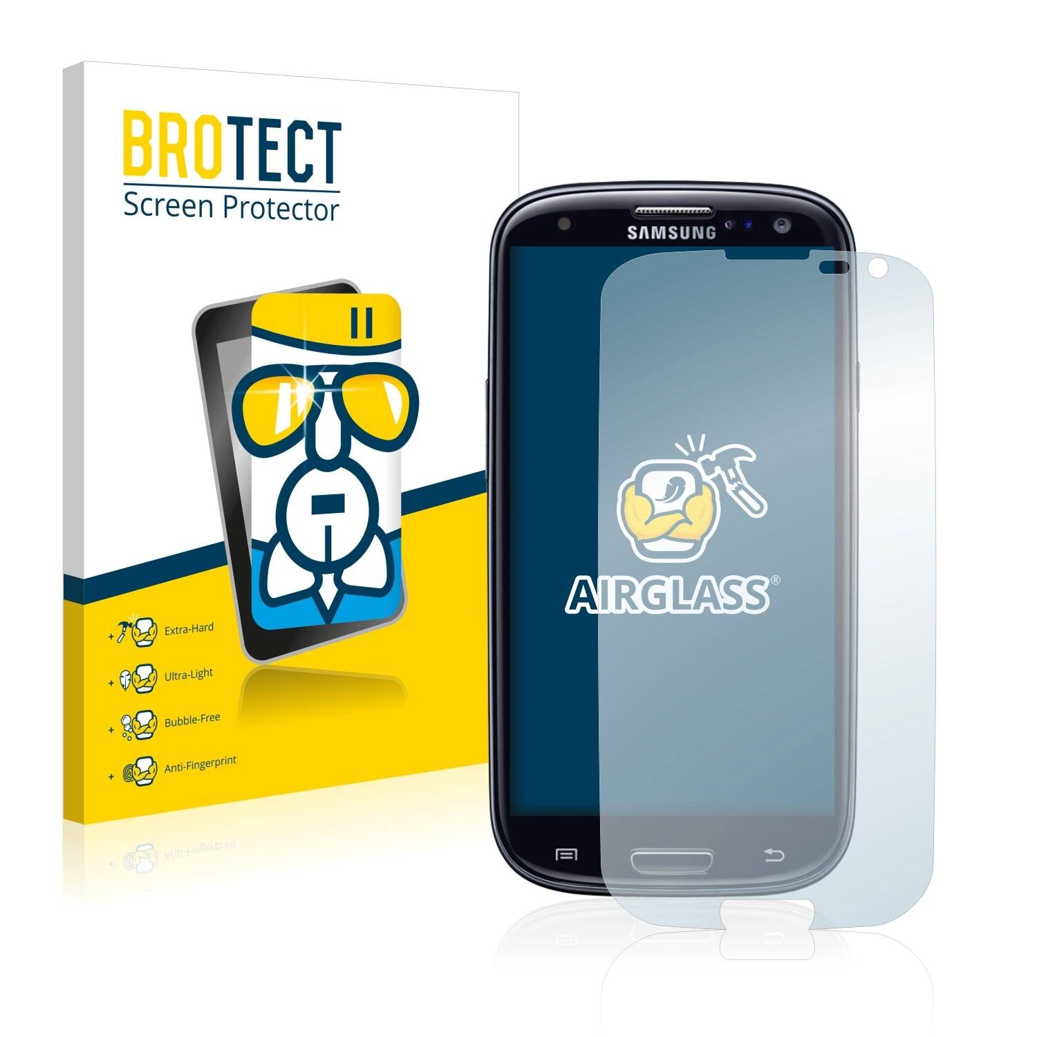BROTECT AirGlass Schutzglas Folie für Samsung