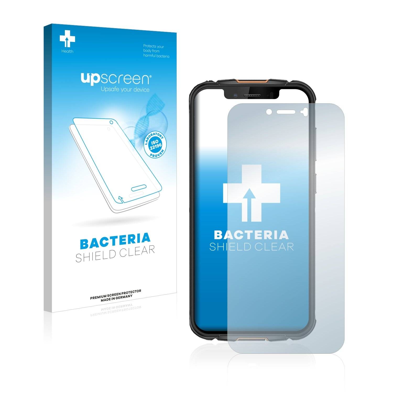 upscreen Bacteria Shield Clear Premium Antibakterielle Displayschutzfolie für Ulefone Armor