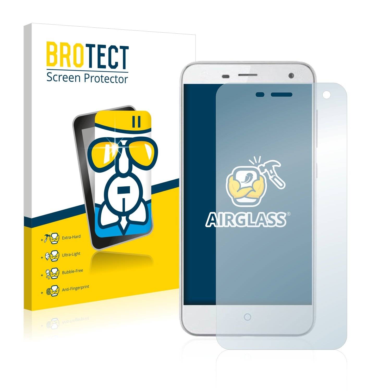 BROTECT AirGlass Schutzglas Folie für ZTE Blade