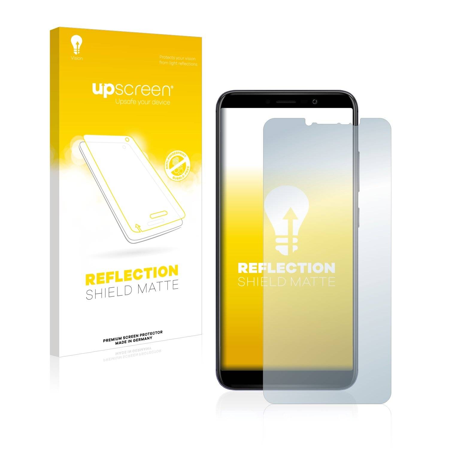 upscreen Reflection Shield Matte Premium Displayschutzfolie für Wiko