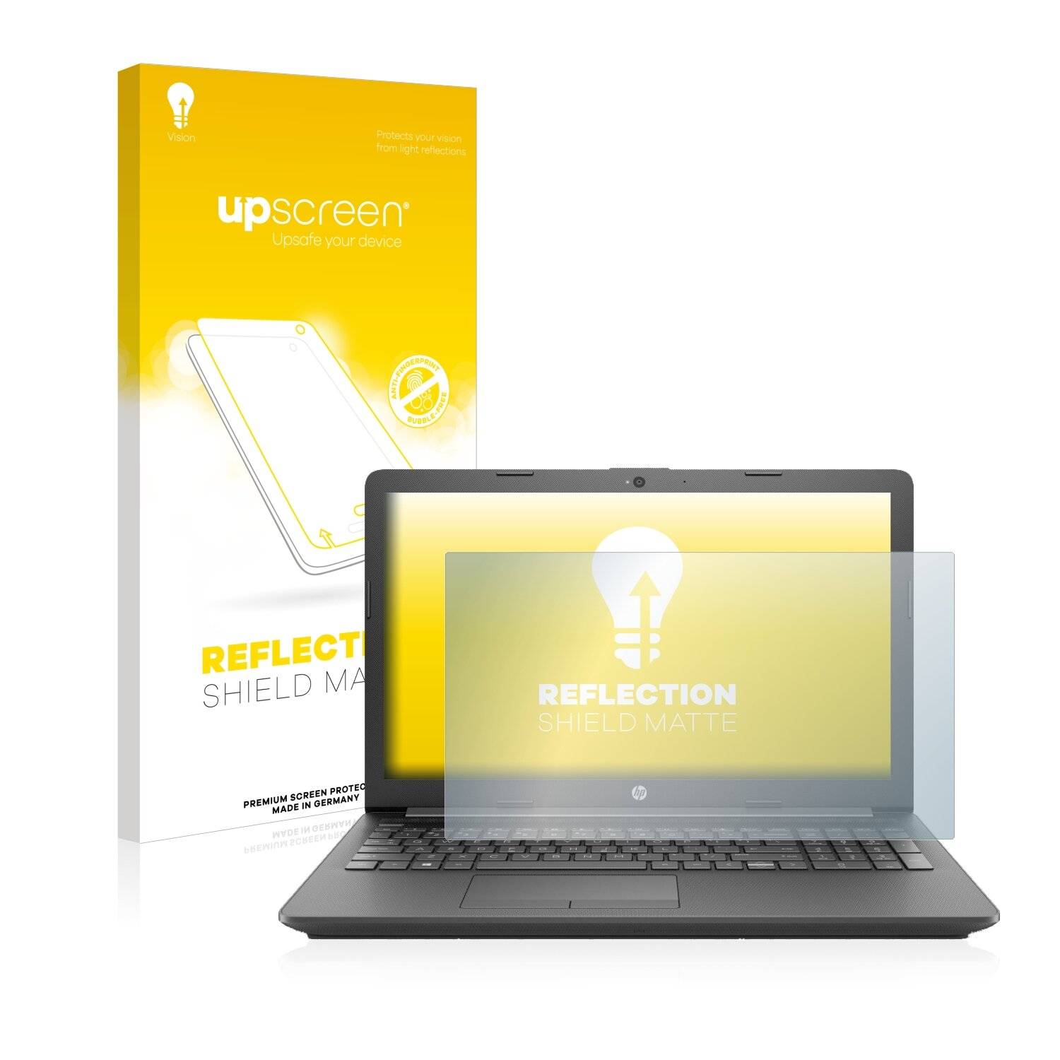 upscreen Reflection Shield Matte Premium Displayschutzfolie für HP Notebook 15 -