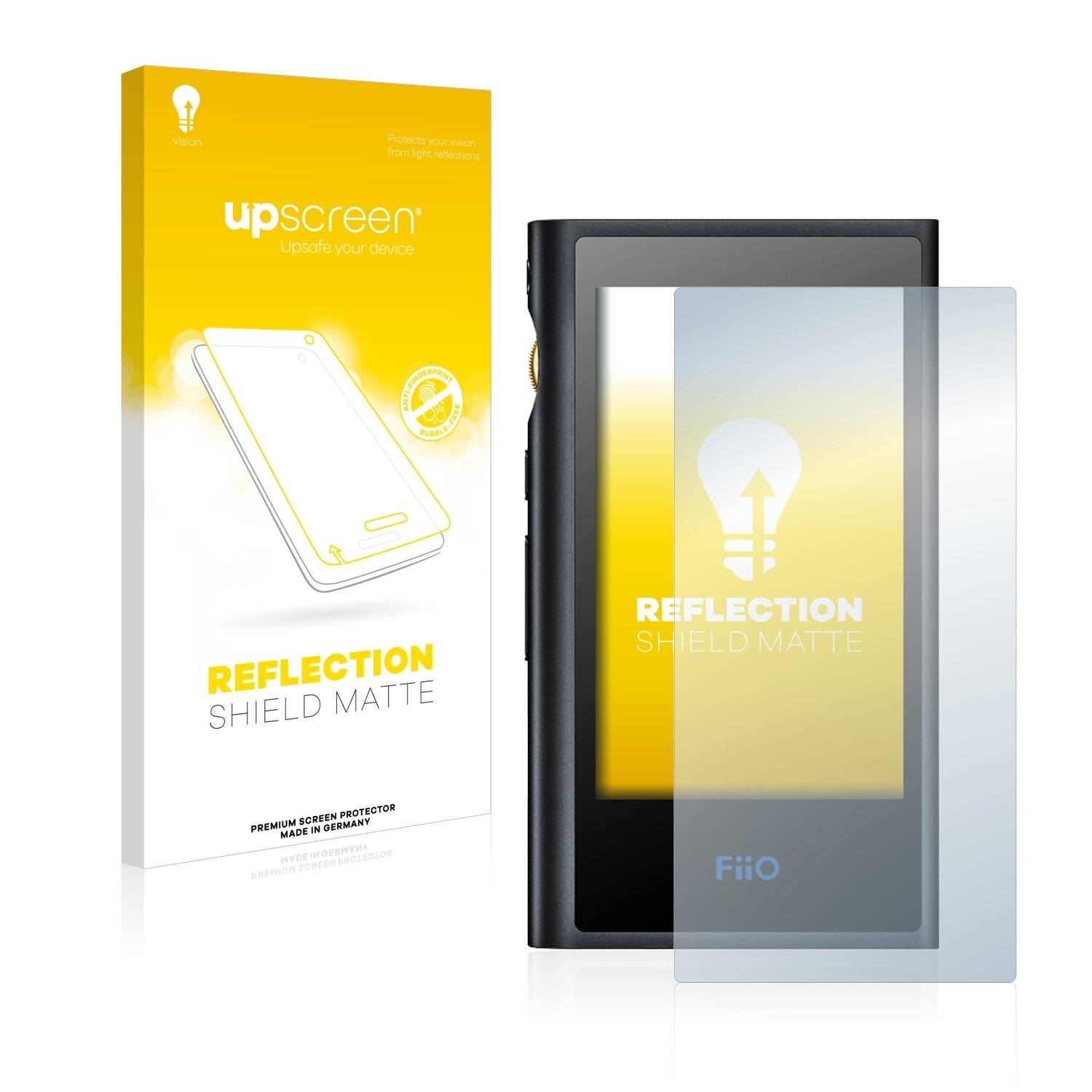 upscreen Reflection Shield Matte Premium Displayschutzfolie für FiiO