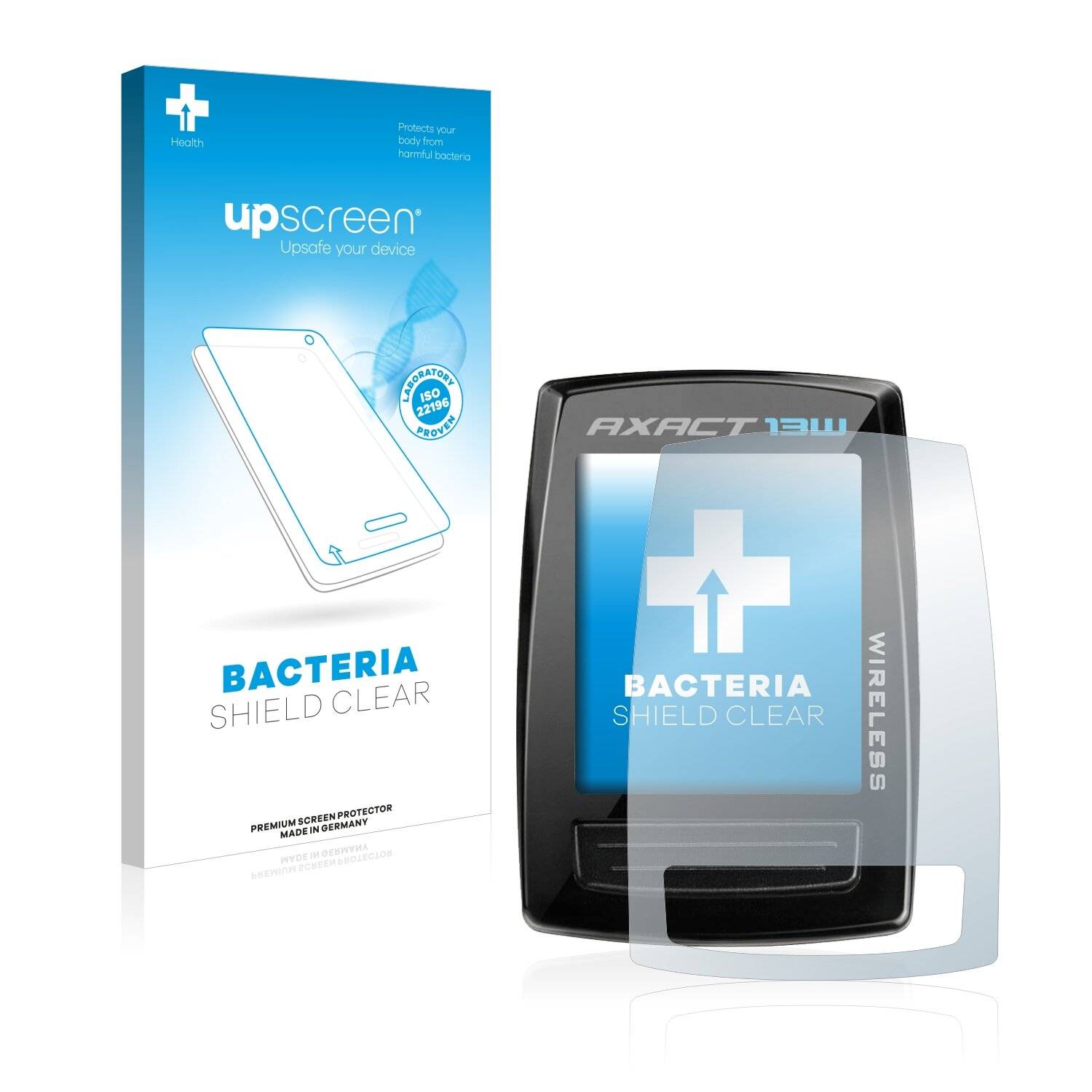 upscreen Bacteria Shield Clear Premium Antibakterielle Displayschutzfolie für Giant Axact