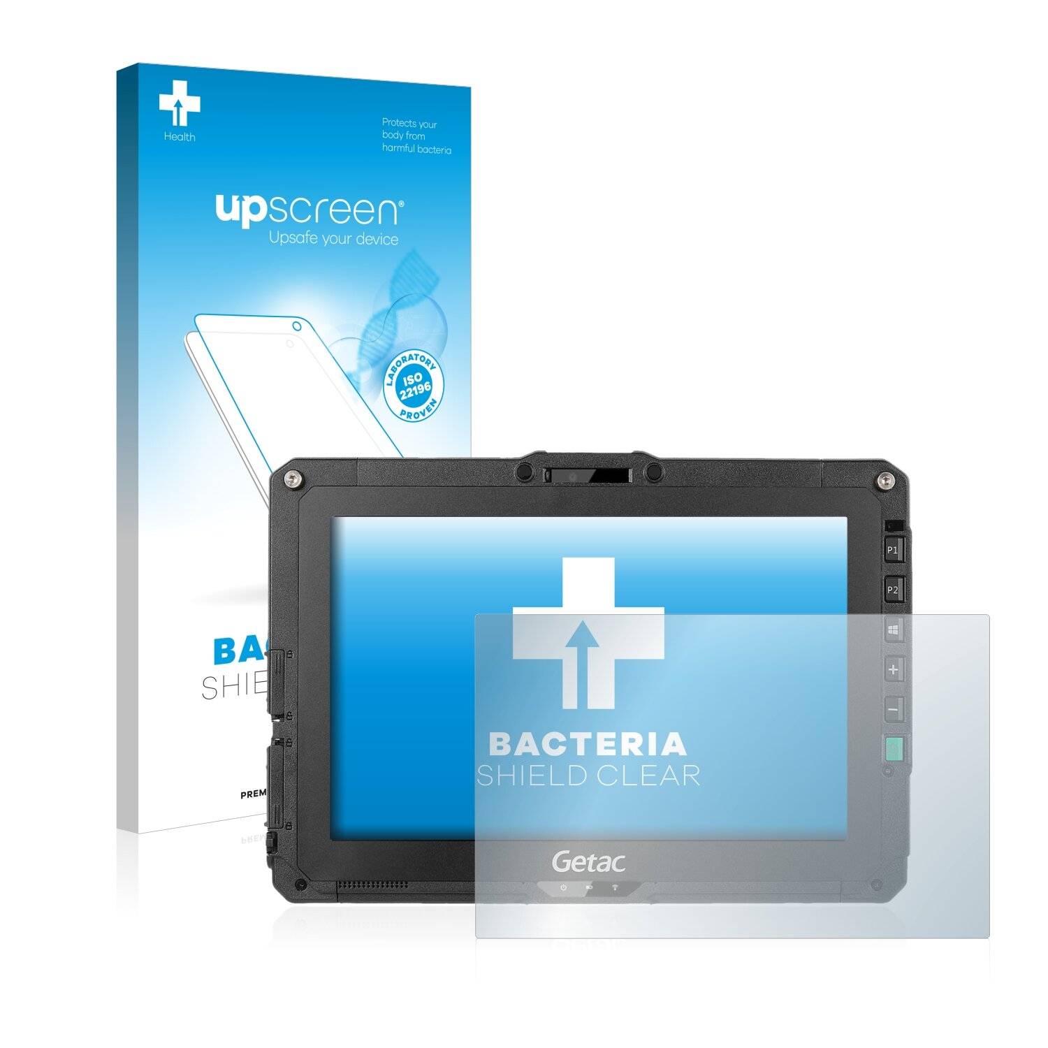 upscreen Bacteria Shield Clear Premium Antibakterielle Displayschutzfolie für Getac