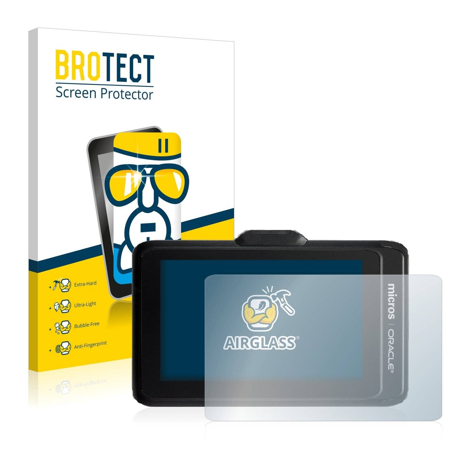 BROTECT AirGlass Schutzglas Folie für Oracle Micros Tablet