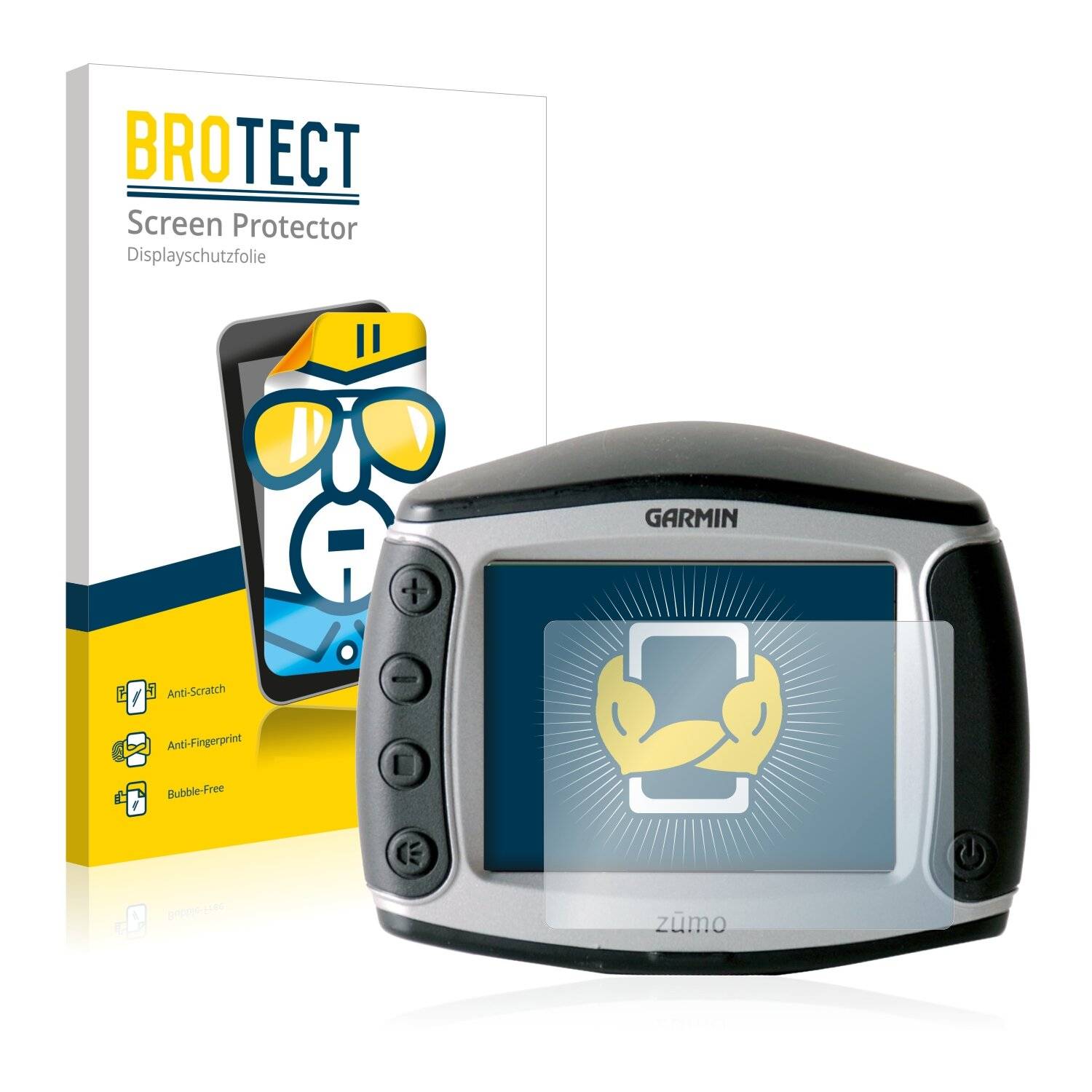 2x BROTECT HD-Clear Displayschutzfolie für Garmin zumo