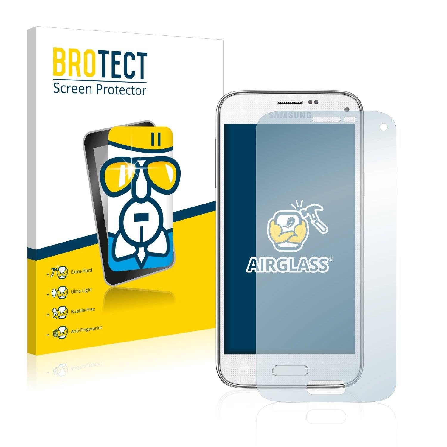 BROTECT AirGlass Schutzglas Folie für Samsung Galaxy S5 Mini