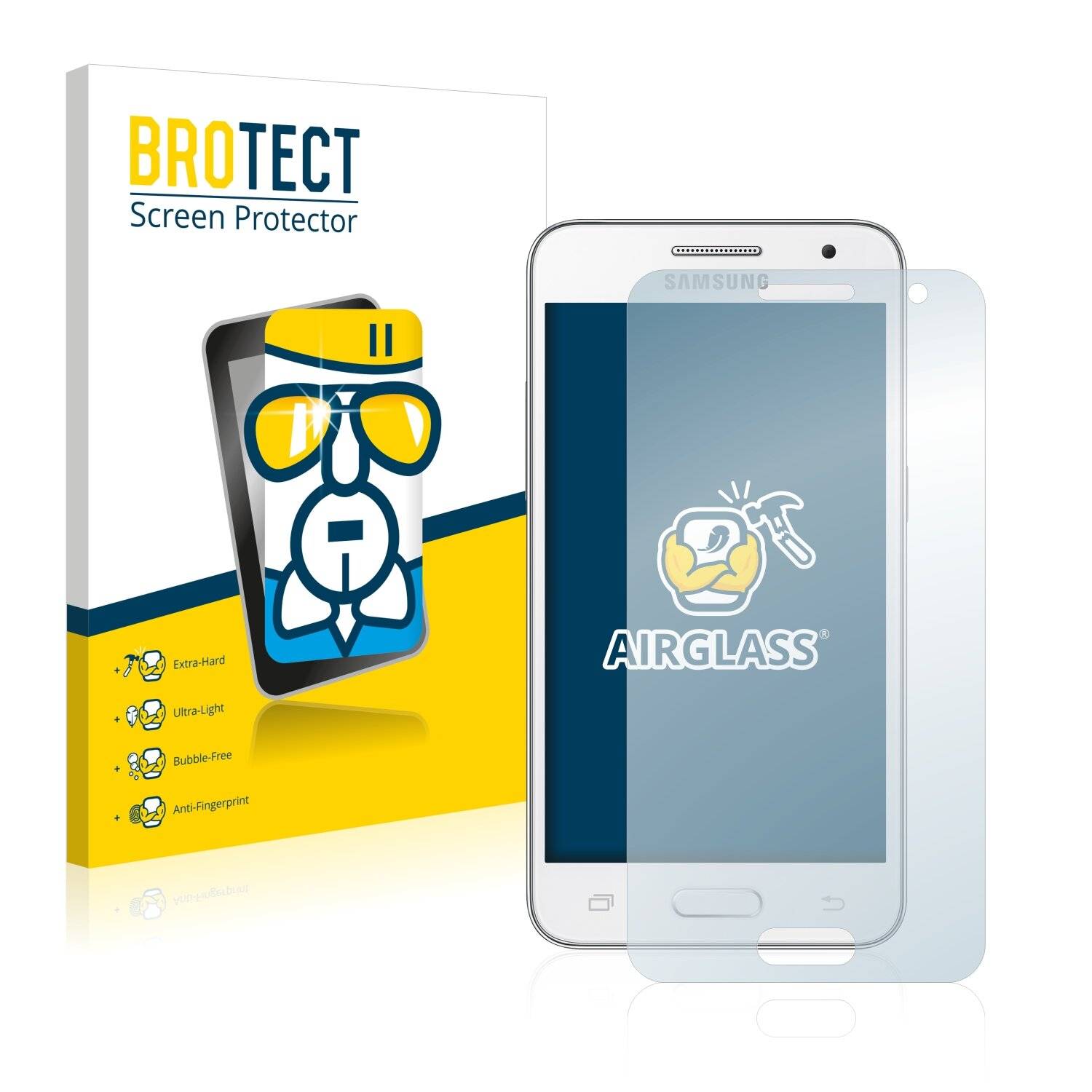 BROTECT AirGlass Schutzglas Folie für Samsung Galaxy Core 2