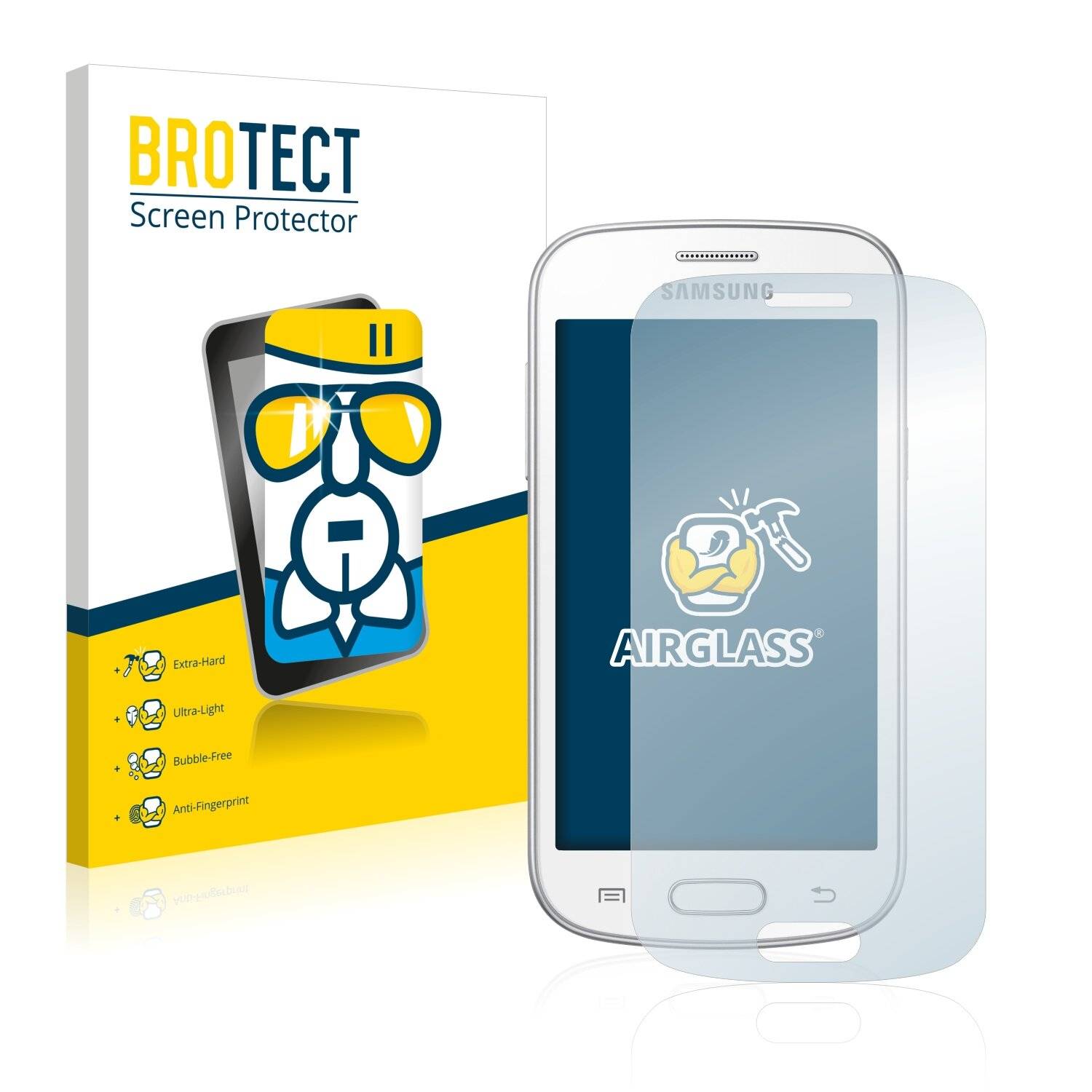 BROTECT AirGlass Schutzglas Folie für Samsung Galaxy Trend II Duos