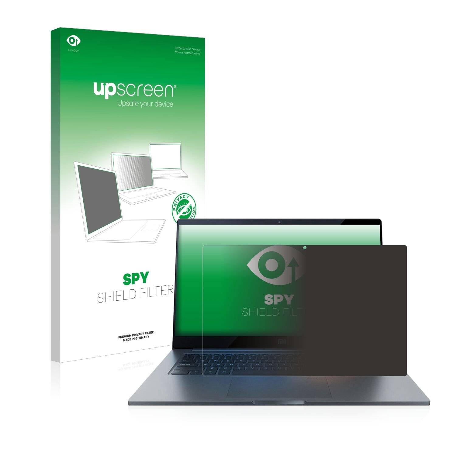 upscreen Spy Shield Filter Premium Blickschutzfilter für Xiaomi Mi Notebook Pro