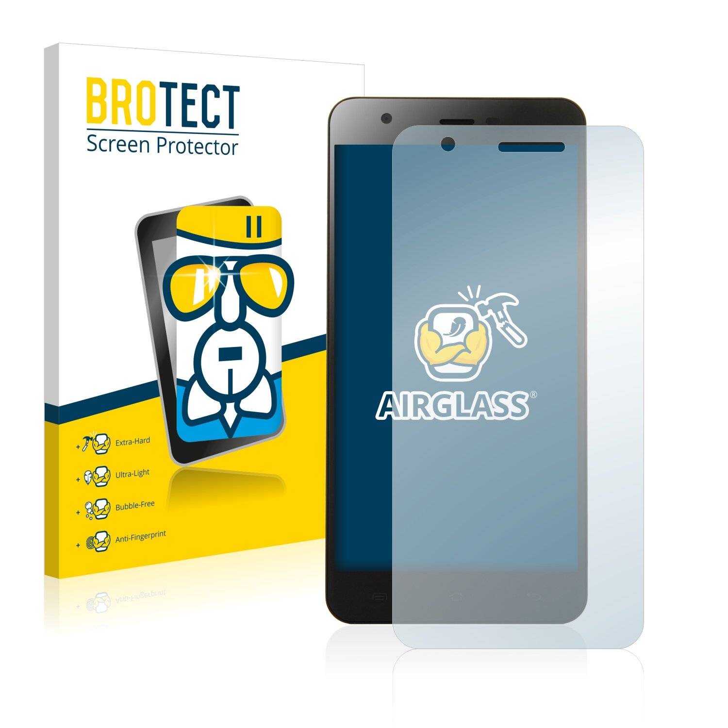 BROTECT AirGlass Schutzglas Folie für Jiayu