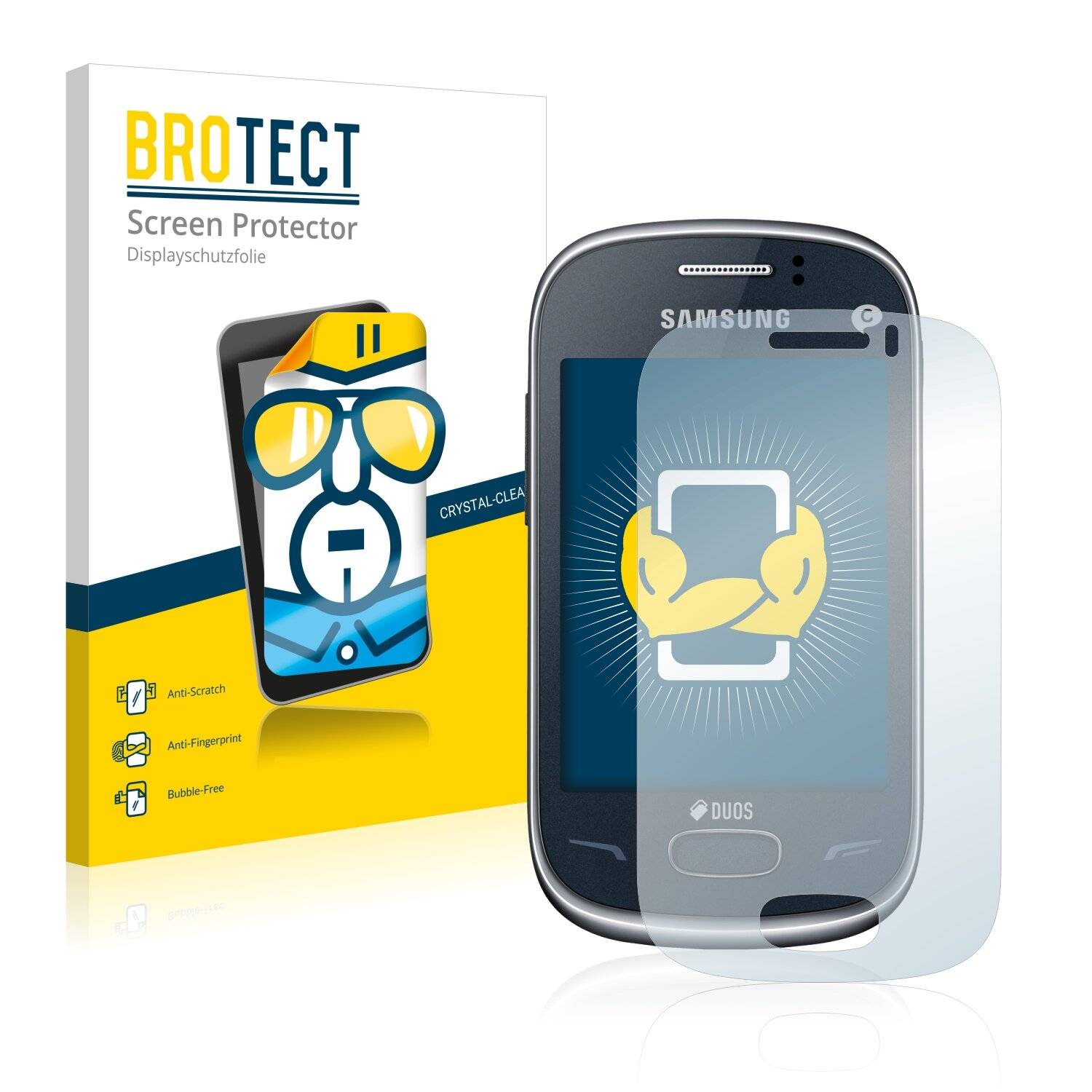 2x BROTECT HD-Clear Displayschutzfolie für Samsung Rex
