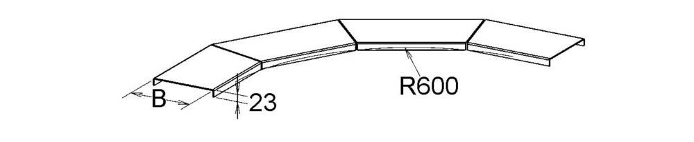Niedax GFK-Deckel für Bogen ULBGD 200