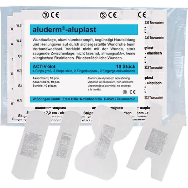 aluderm Wundpflaster Activ-Set aluplast 1009410 Set 10 Stück