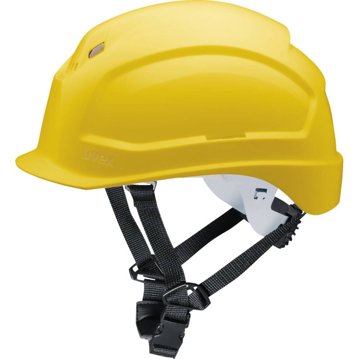 uvex Schutzhelm pheos S-KR, Kat.II, gelb, Polyethylen, 420g, Kopfweite 52-61cm