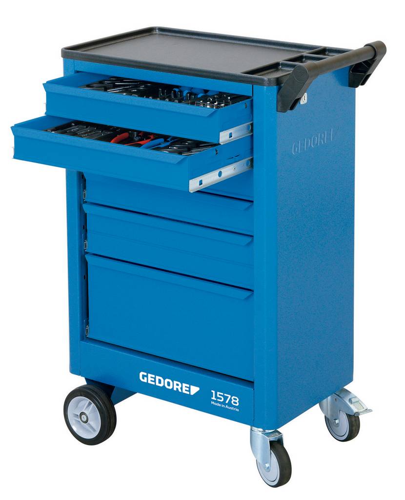 GEDORE 1578 Werkzeugwagen mit 6 Schubladen