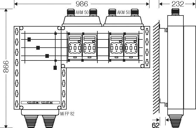 Hensel Mi-Hauptleitungsverteiler Mi HV 9154