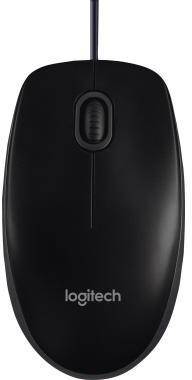 LOGITECH 780297890 Logitech Optical Mouse B1 00 910-003357 USB schwarz Eine k