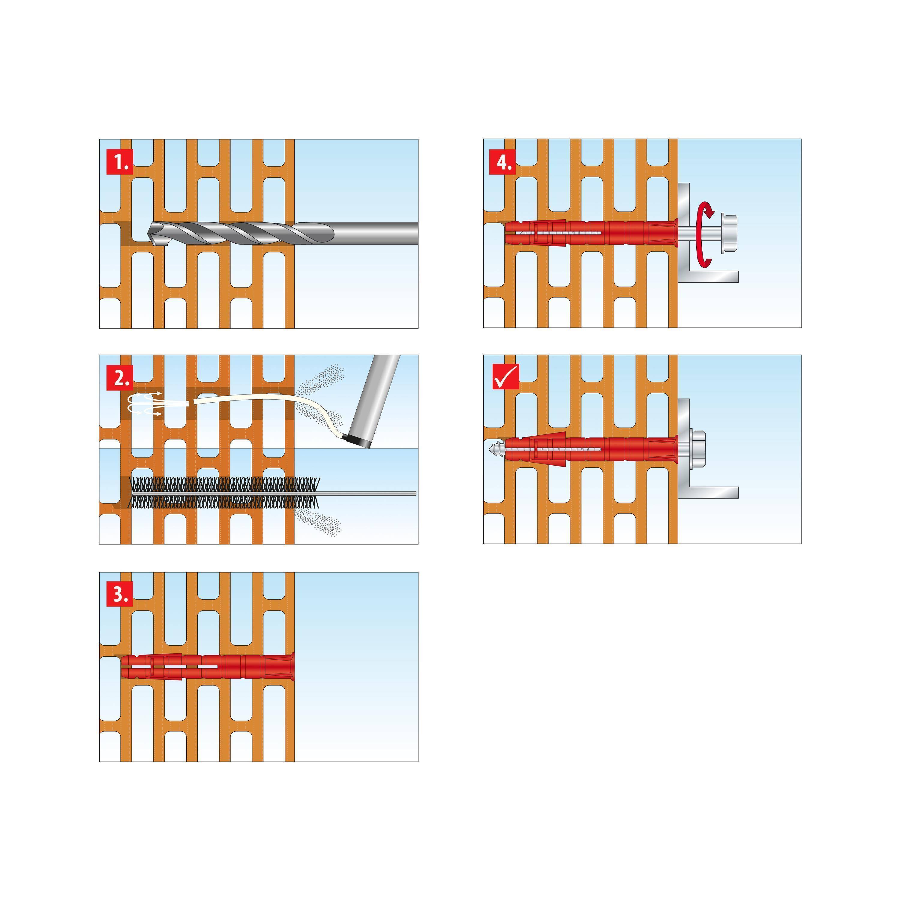TOX Parallel-Spreizdübel Bizeps 12 x 90 mm, 25 Stück.