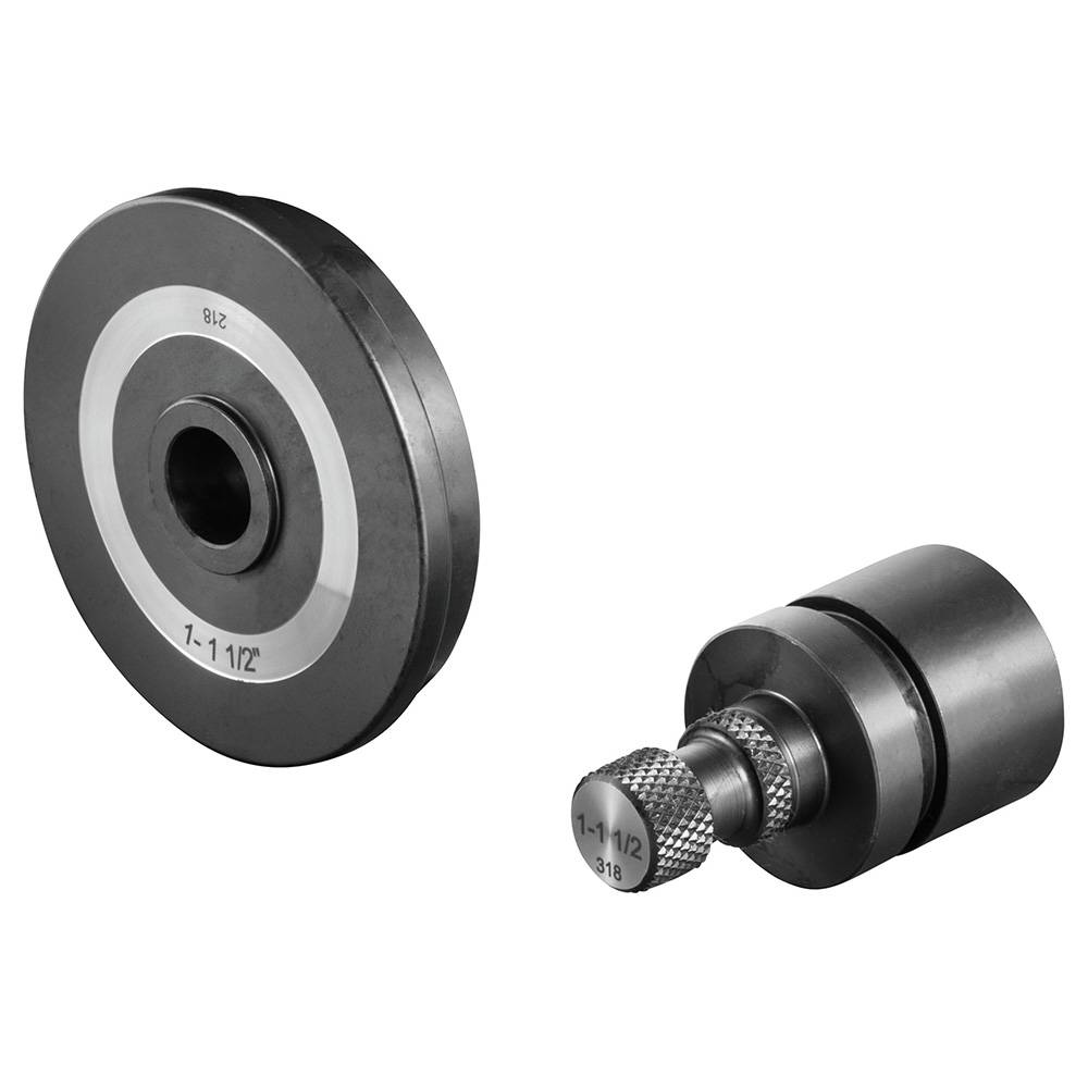 Nutrollen "REMS" - Ausführung 1 bis 1 1/2 '' - für Stahlrohre - Lieferumfang je ein Paar