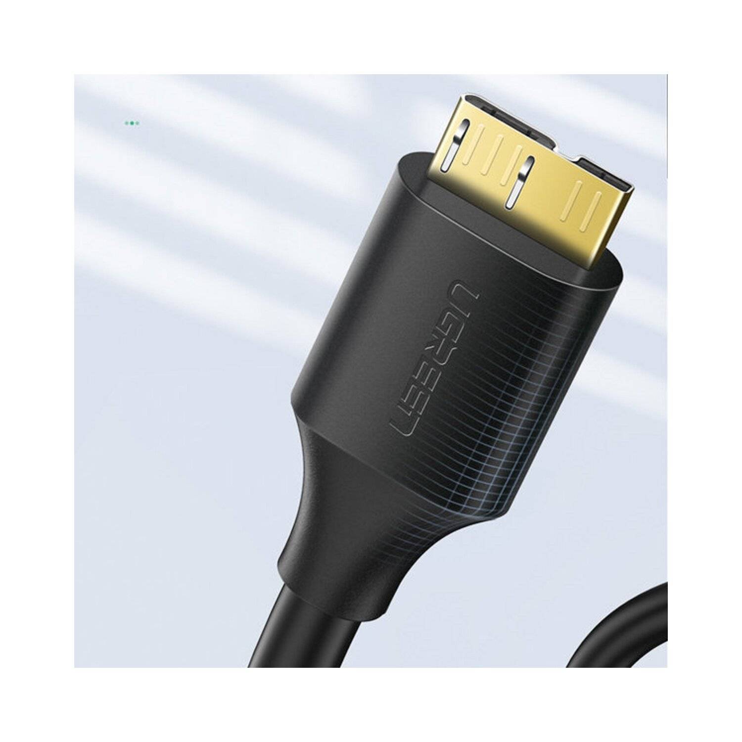 Ugreen Kabel USB-A - Micro USB-B 3.0 5Gb/s schwarz (US130)
