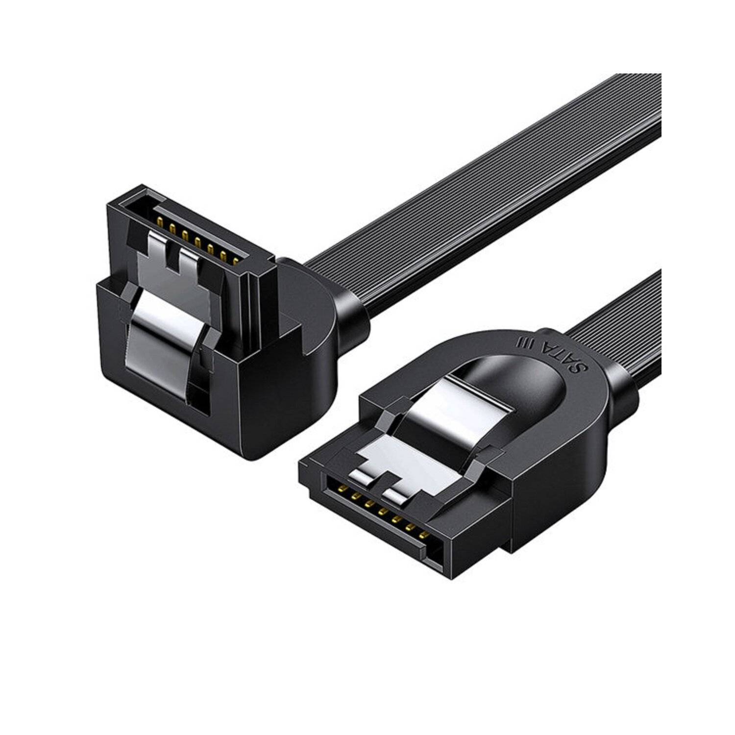 Ugreen rechtwinkliges SATA 3.0 Kabel 0,5m schwarz (US217)