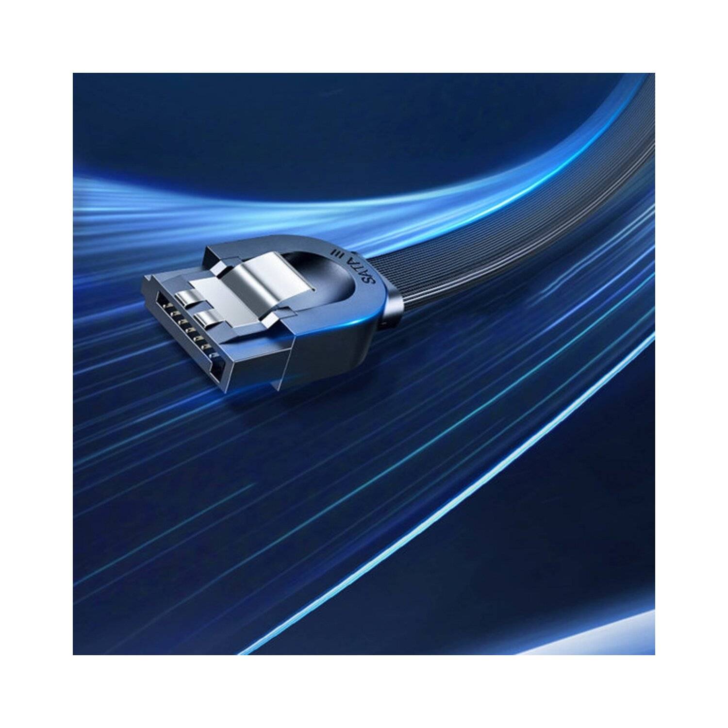 Ugreen rechtwinkliges SATA 3.0 Kabel 0,5m schwarz (US217)