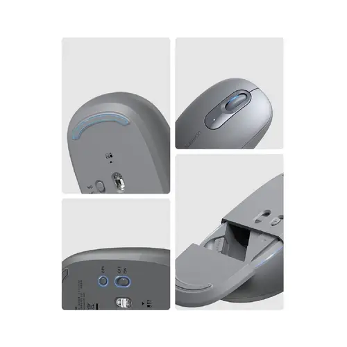 Ugreen MU105 2,4 GHz USB-Funkmaus – USB Maus Grau Ugreen MU105 2,4 GHz USB-Funkmaus – USB Maus Grau