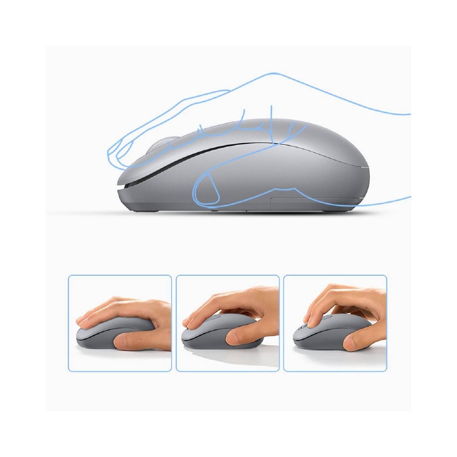 Ugreen MU105 2,4 GHz USB-Funkmaus – USB Maus Grau