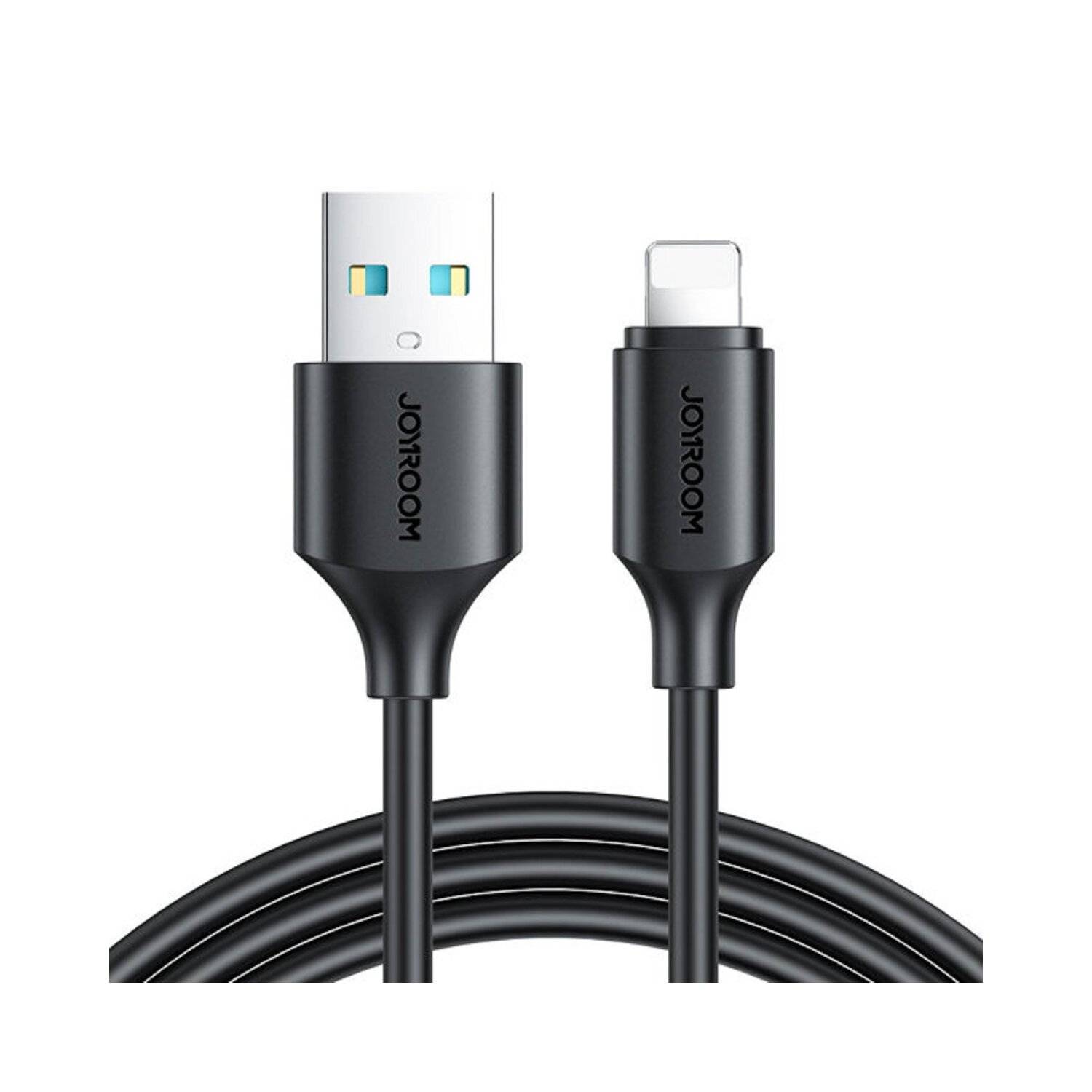 Joyroom USB Lade-/Datenkabel - iPhone 2.4A 2m Schwarz (S-UL012A9)