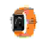 Silikon Armband Hülle Silikonschlaufe kompatibel mit Ihrer Watch 42/44/45/49 Orange