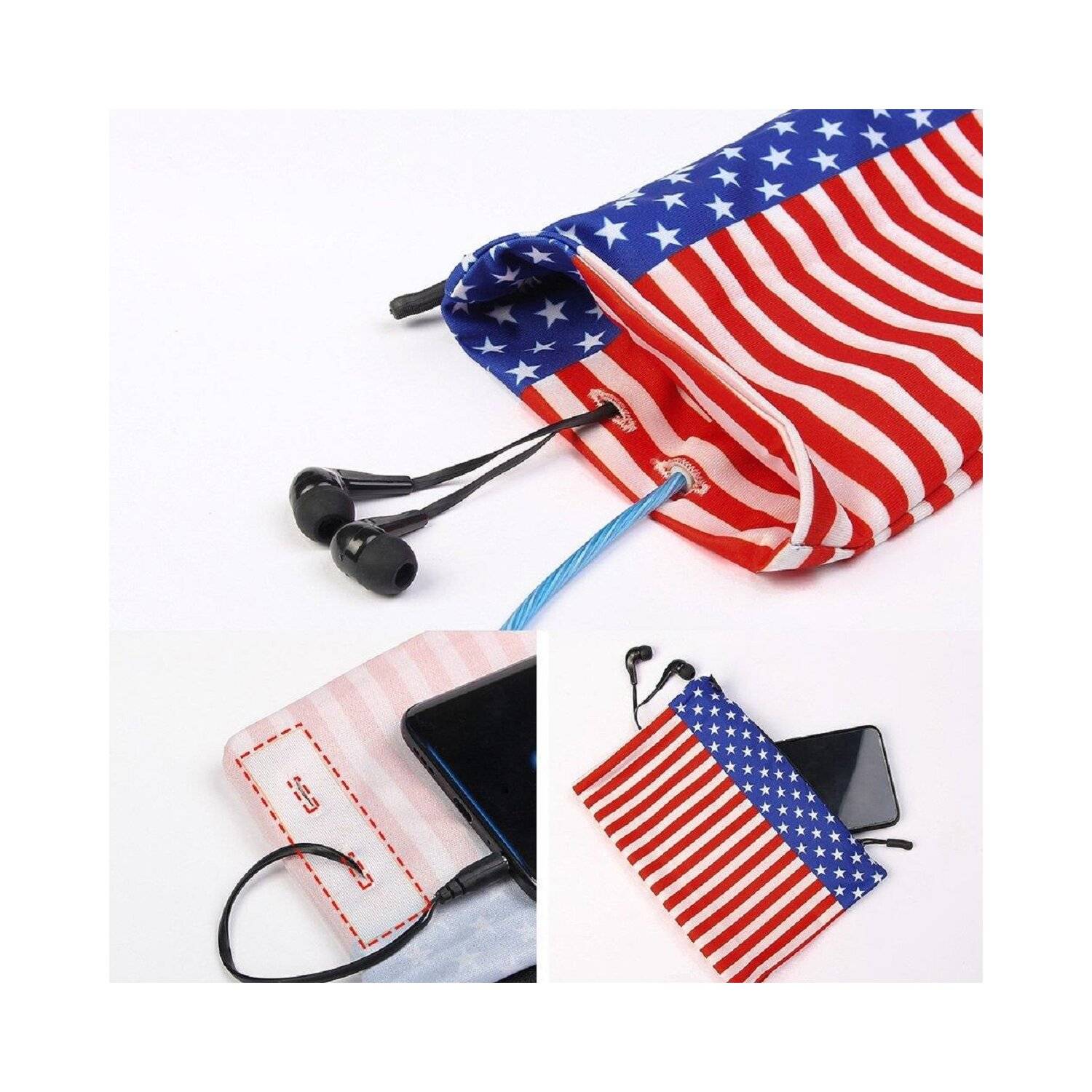 Laufarmband Handyarmband in Neon-Gelb - S