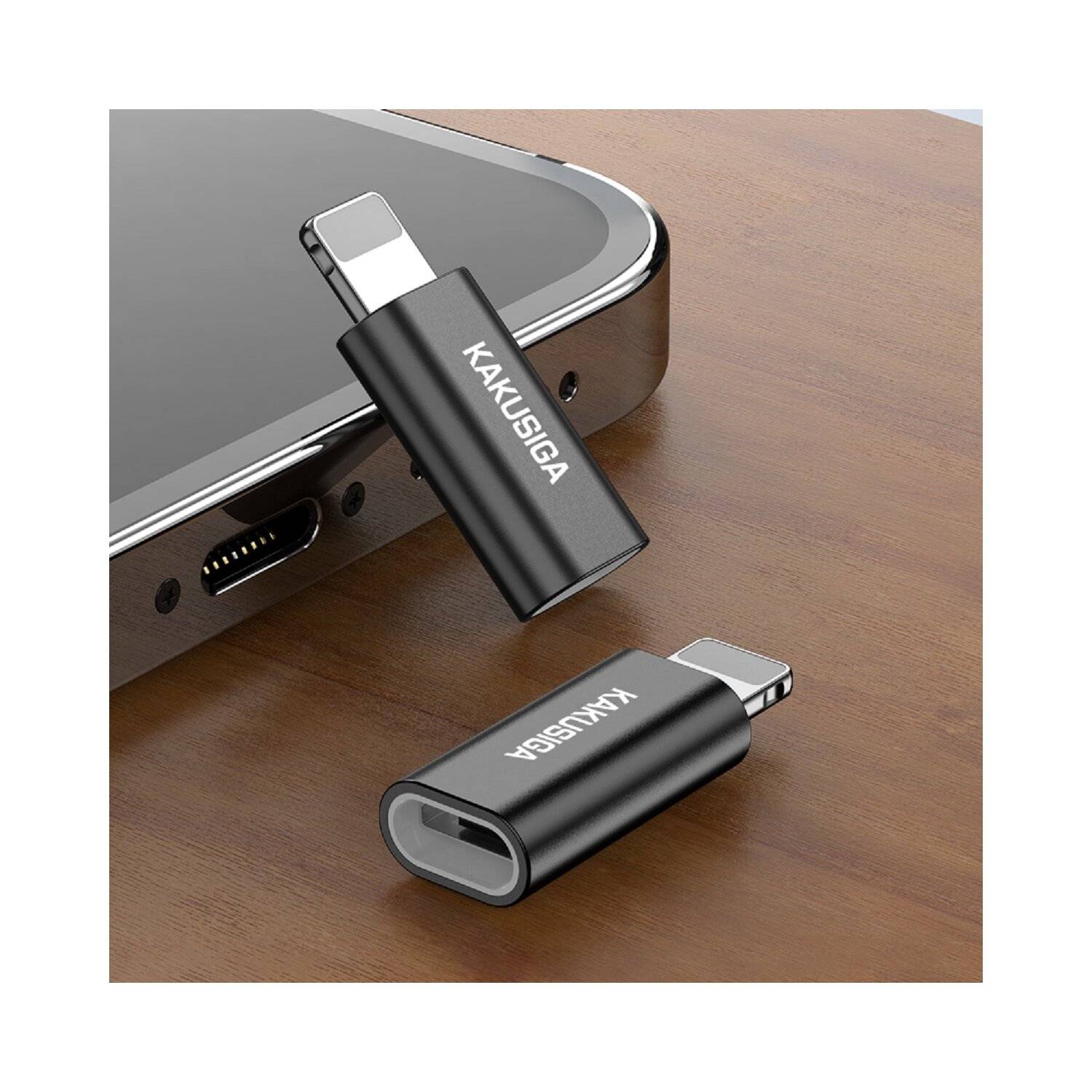 KAKU Adapter KSC-559 Chenxing - Micro USB auf iPhone-Anschluss Kabel-Adapter Schwarz