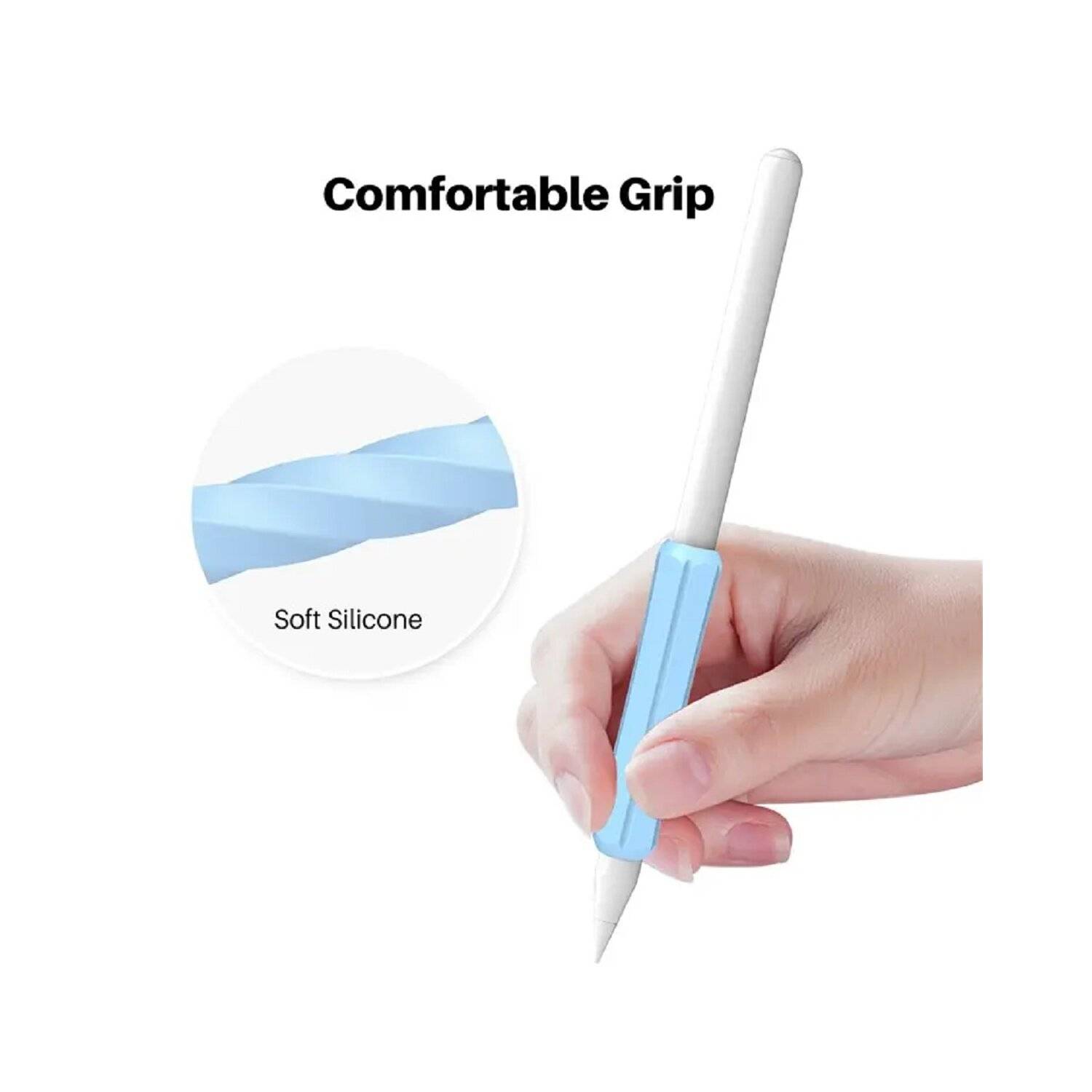 3 Stück Silikonhalter Set von Silikonhaltern für Tochpens, Hellblau, Mitternachtsblau, Schwarz