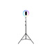 HAVIT ST7026 Selfie Stick Farbige LED Hintergrundbeleuchtung 72-210cm Halterung Schwarz