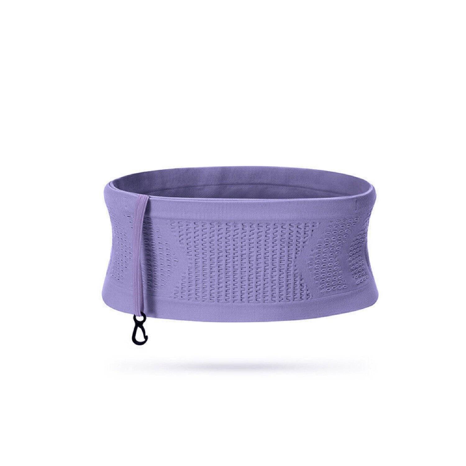 Elastisches Laufband mit innovatives Design und 360-Grad-Öffnung, Nylon Huftgürtel S Lila