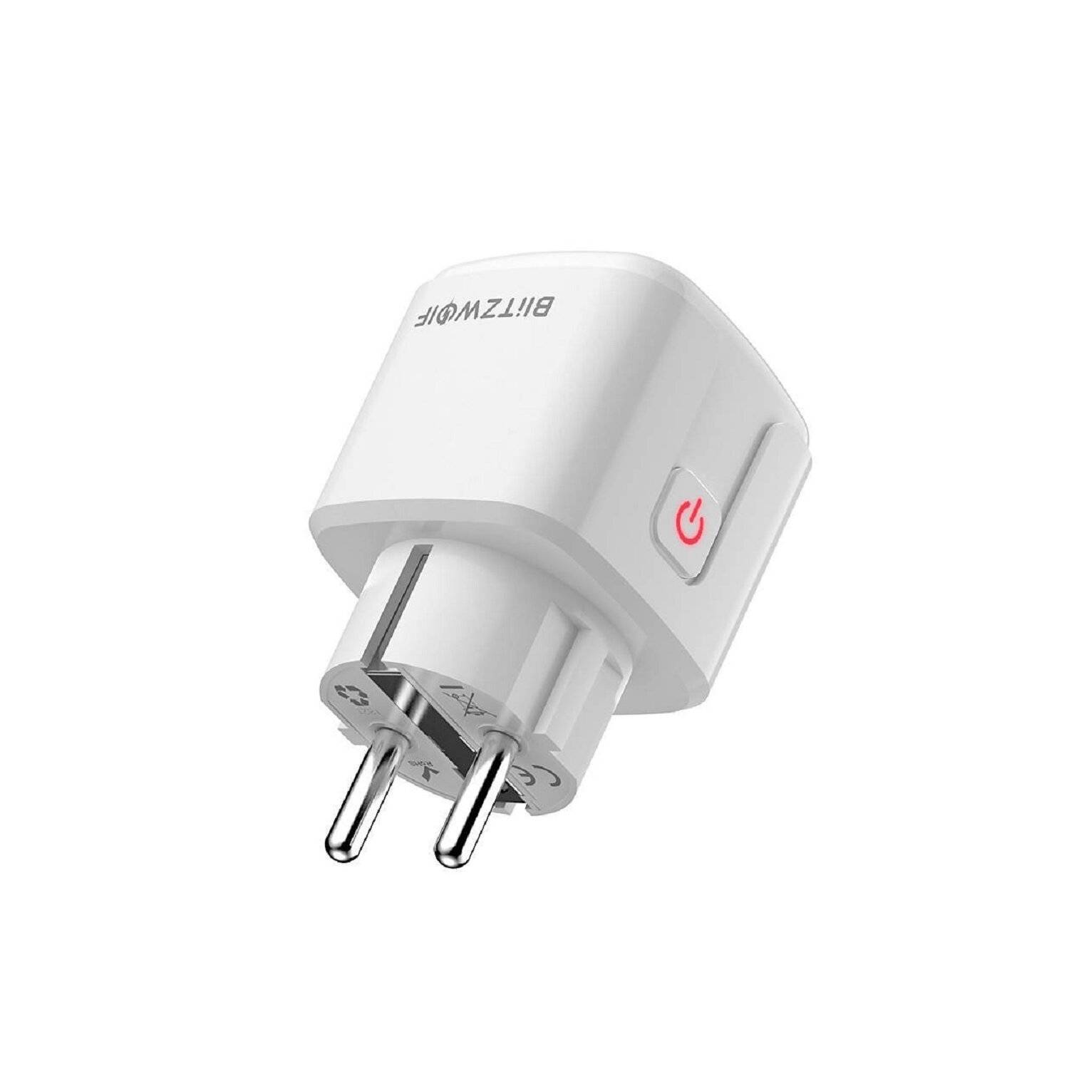 Blitzwolf BW-SHP15, ZigBee-Steckdose, 3680W Intelligente Steckdose App- oder Sprachsteuerung Weiß