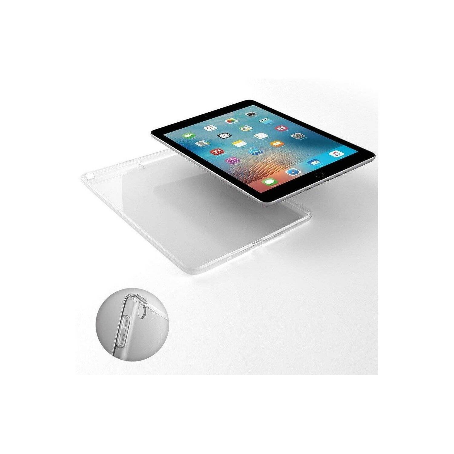 Slim Case Cover kompatibel mit Xiaomi Mi Pad 6 Flexible Silikonhülle Transparent