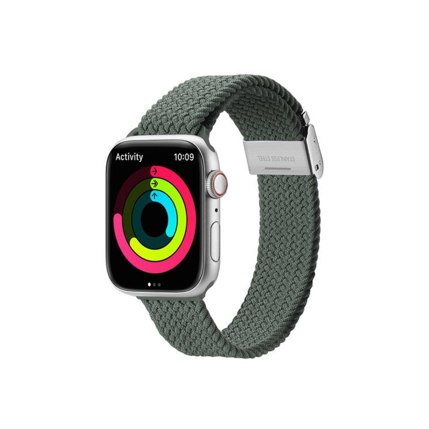 Dux Ducis Strap (Mixture II Version) Armband für Apple Watch Ultra, SE, 8, 7, 6, 5, 4, 3, 2, 1 Grün 42/44/45 mm