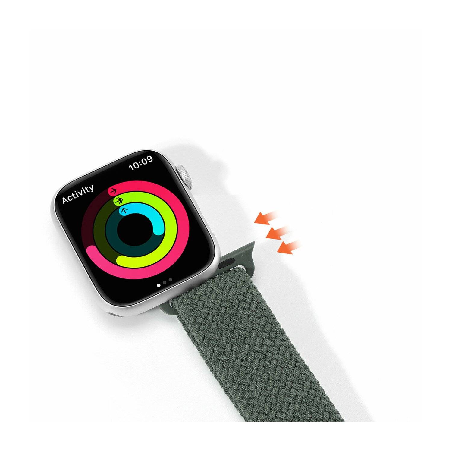 Dux Ducis Strap (Mixture II Version) Armband für Apple Watch Ultra, SE, 8, 7, 6, 5, 4, 3, 2, 1 Grün 42/44/45 mm