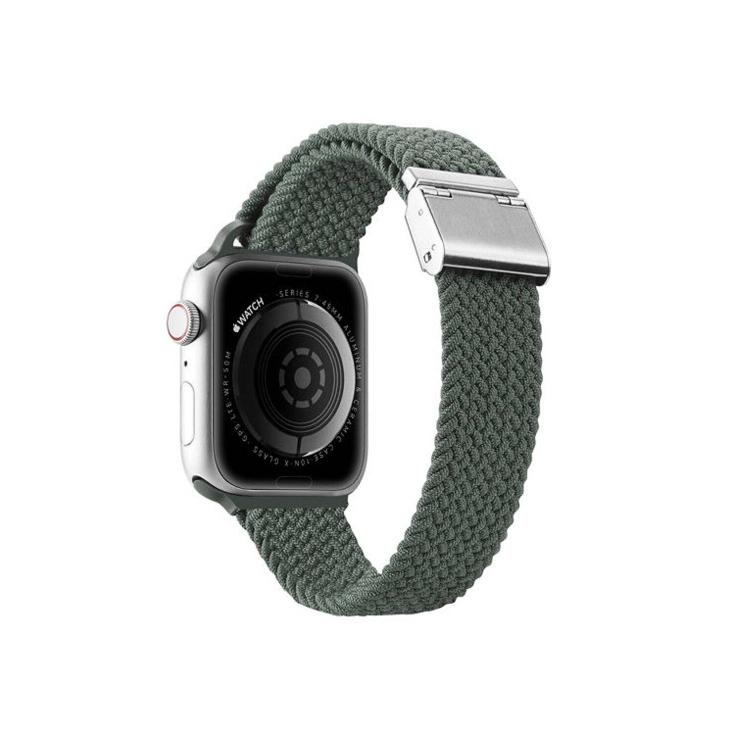 Dux Ducis Strap (Mixture II Version) Armband für Apple Watch Ultra, SE, 8, 7, 6, 5, 4, 3, 2, 1 Grün 42/44/45 mm
