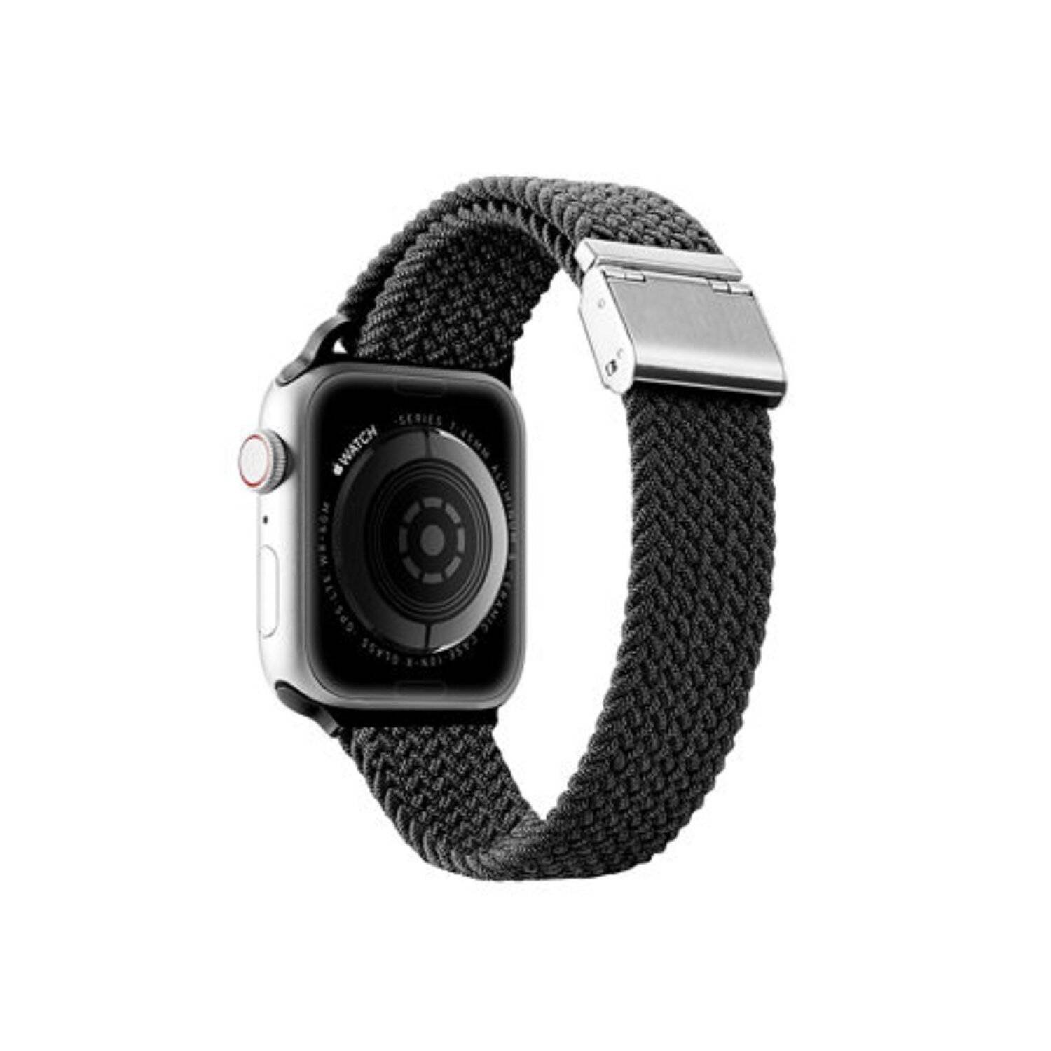Dux Ducis Strap (Mixture II Version) Armband für Apple Watch Ultra, SE, 8, 7, 6, 5, 4, 3, 2, 1 Schwarz 38/40/41 mm