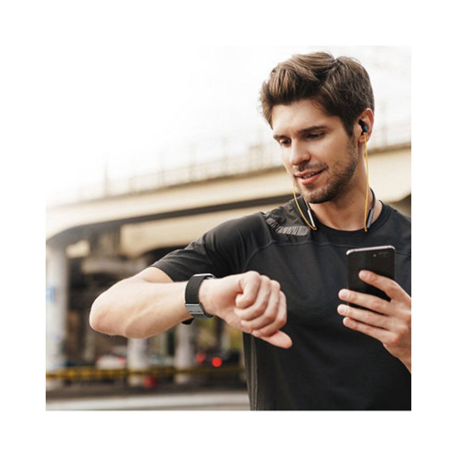 Dux Ducis Strap (Mixture II Version) Armband für Apple Watch Ultra, SE, 8, 7, 6, 5, 4, 3, 2, 1 Schwarz 38/40/41 mm