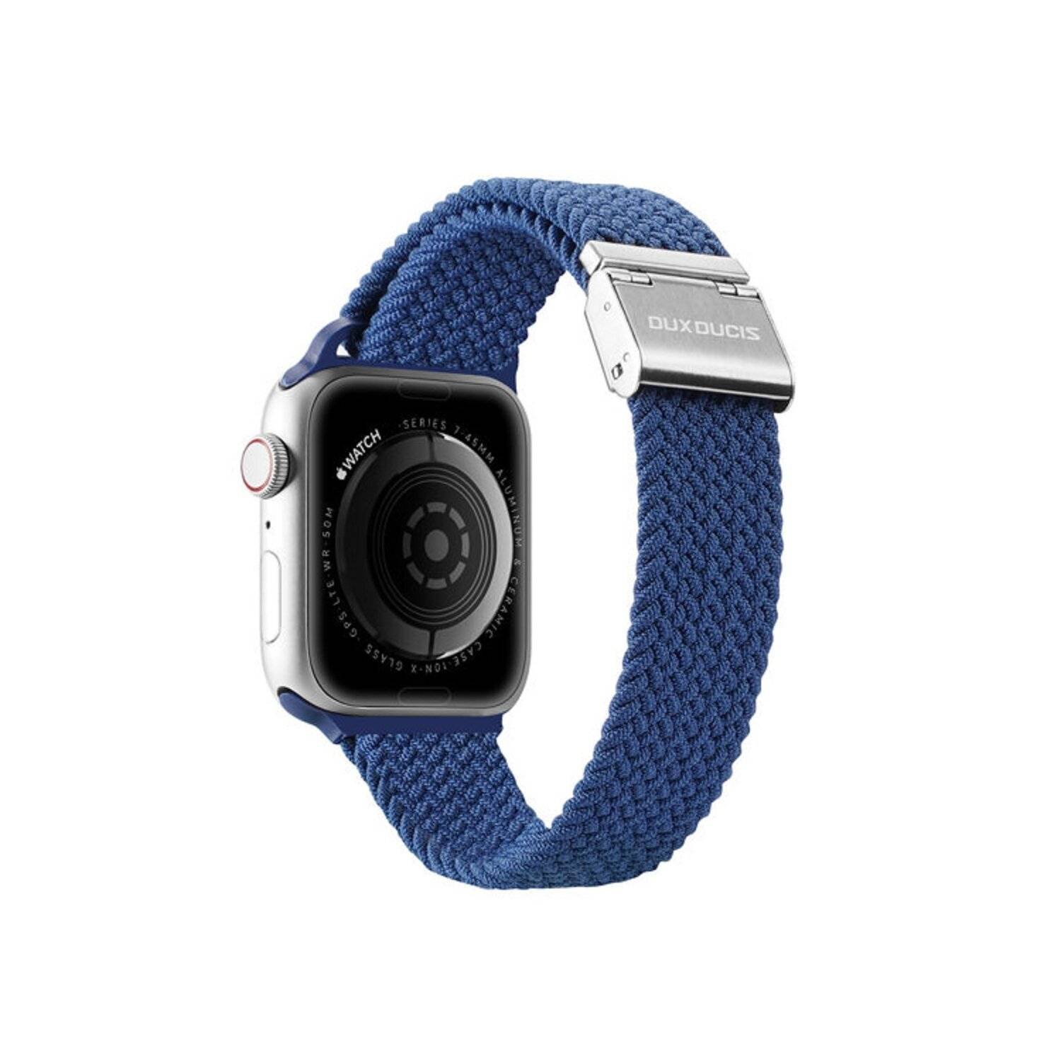 Dux Ducis Strap (Mixture II Version) Armband für Apple Watch Ultra, SE, 8, 7, 6, 5, 4, 3, 2, 1 Dunkelblau 42/44/45 mm