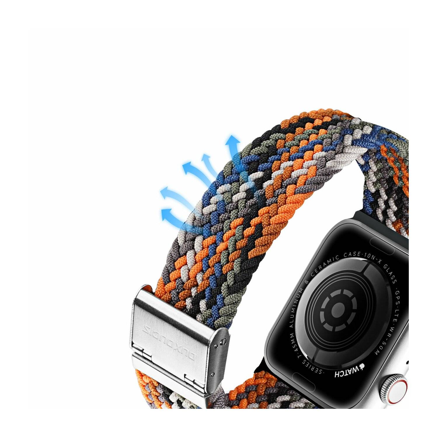 Dux Ducis Strap (Mixture II Version) Armband für Apple Watch Ultra, SE, 8, 7, 6, 5, 4, 3, 2, 1 Camouflage 42/44/45 mm