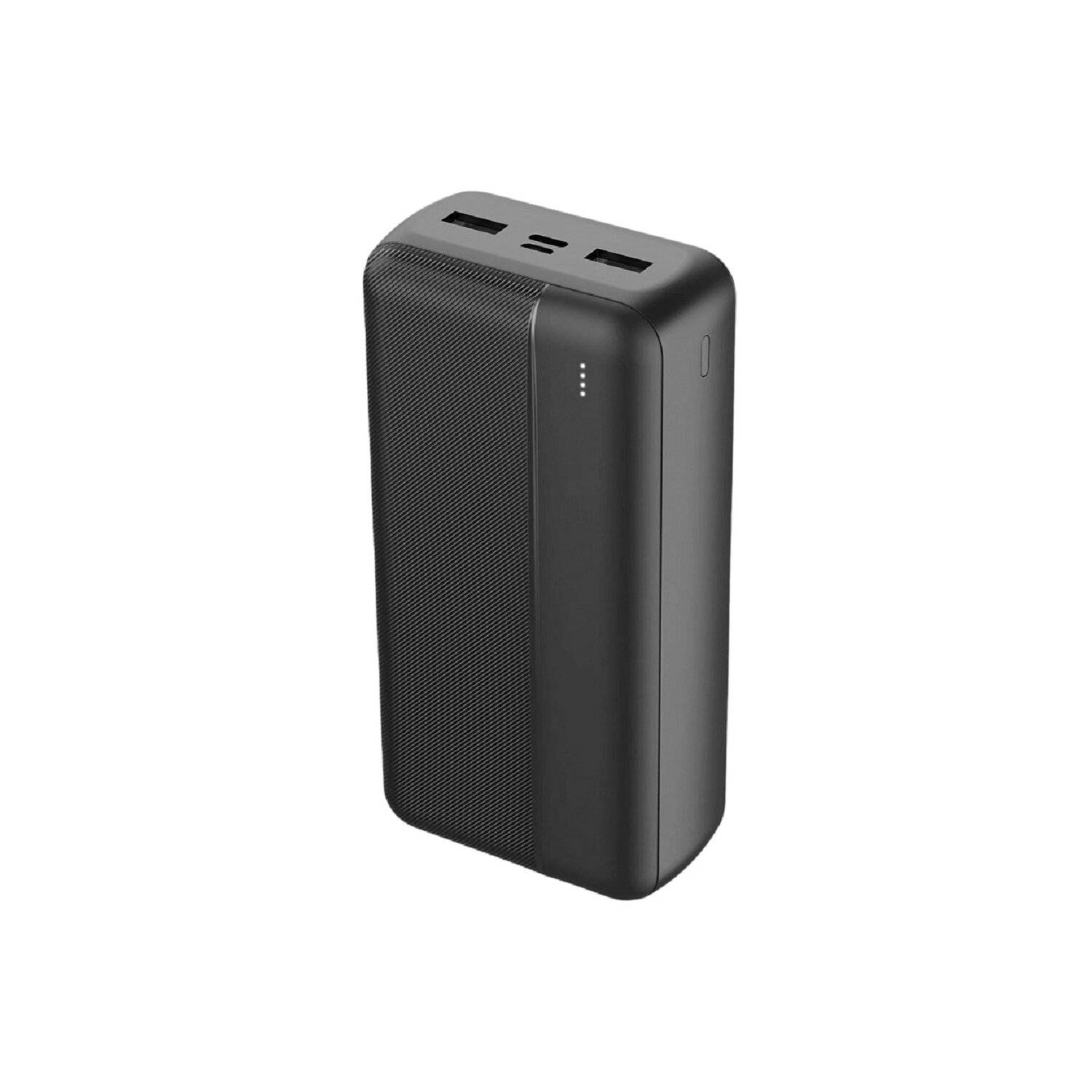 Maxlife MXPB-02 30000 mAh Powerbank 12W, USB-C, Micro USB, 2x USB Schwarz