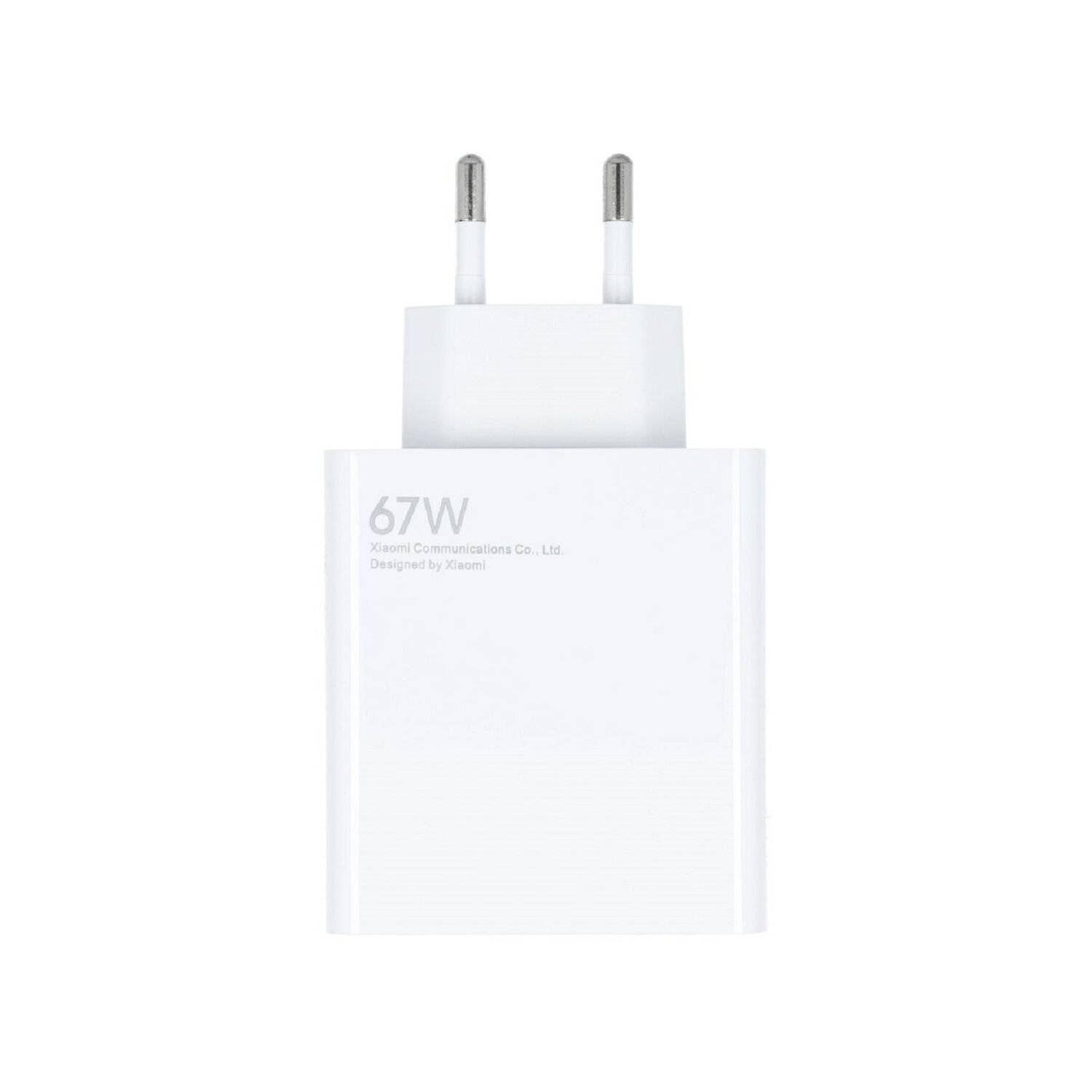 Xiaomi MDY-12-EH Original Wand-Ladegerät 67W Schnell-Ladegerät Handyladegerät Weiß