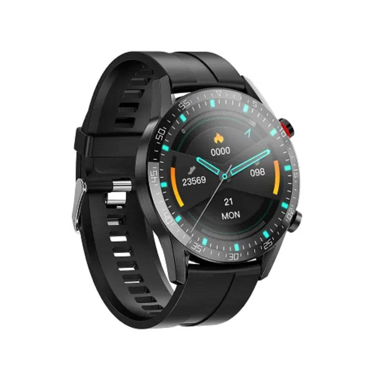 HOCO Smartwatch / Smartwatch Y2 Pro Smart Sport (Anrufe von der Uhr möglich) Schwarz