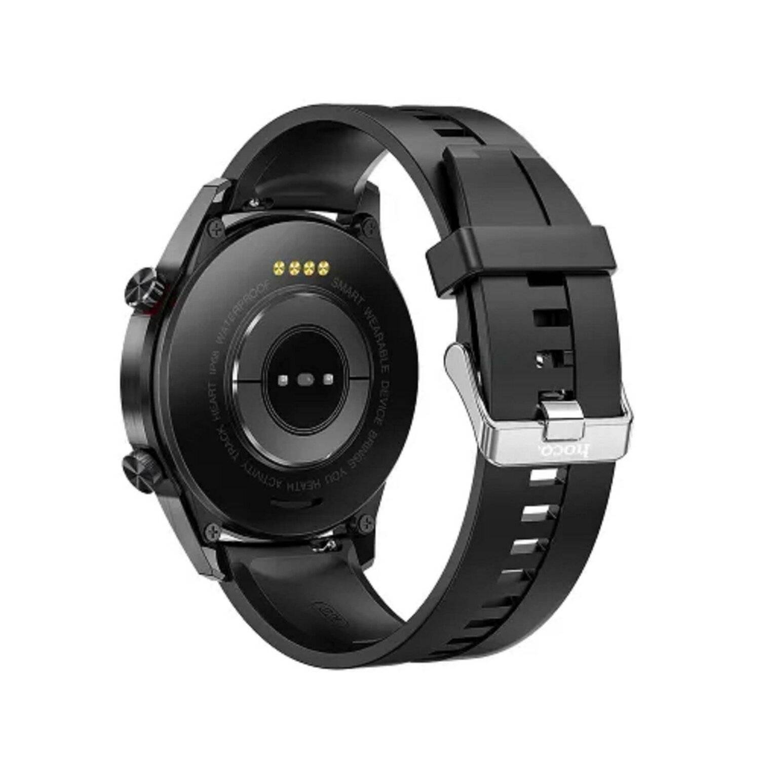 HOCO Smartwatch / Smartwatch Y2 Pro Smart Sport (Anrufe von der Uhr möglich) Schwarz