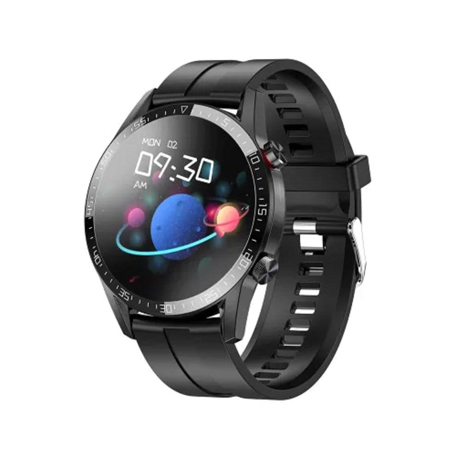 HOCO Smartwatch / Smartwatch Y2 Pro Smart Sport (Anrufe von der Uhr möglich) Schwarz